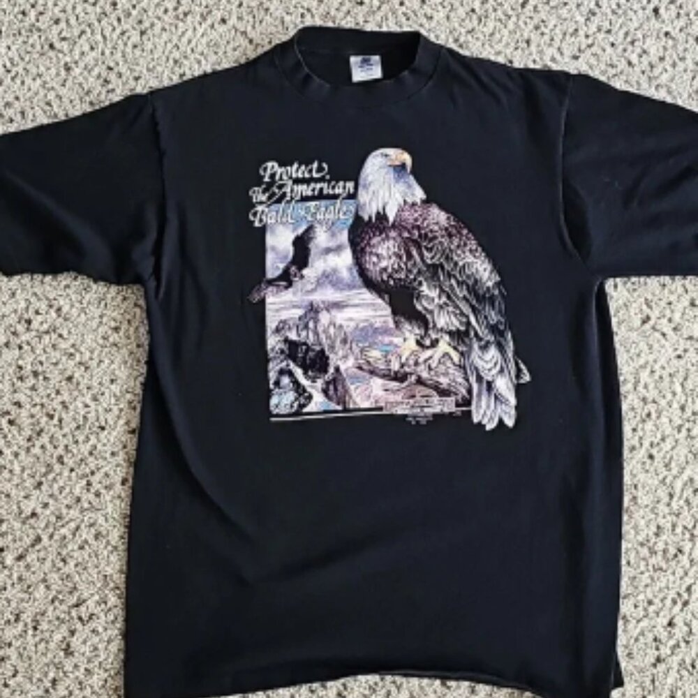 Vintage 3D Emblem 1991, Bald Eagle T-shirt